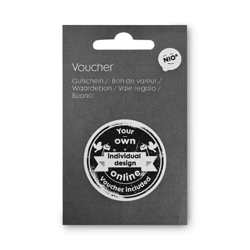 NIO® Custom Stamp Voucher, For Use with NIO 071509 Stamp