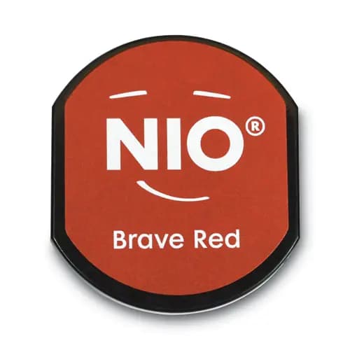 NIO® Ink Pad for NIO Stamp with Voucher, Brave Red