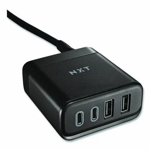 NXT Technologies™ 4-Port USB Charger, Black