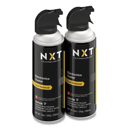 NXT Technologies™ Electronics Air Duster, 10 oz Can, 2/Pack