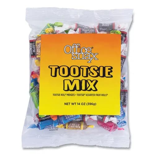 Office Snax® Tootsie Roll Assortment, 14 oz Bag