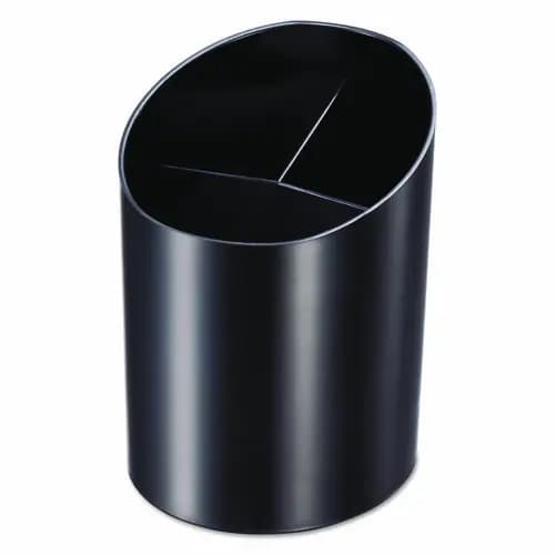 Officemate Recycled Big Pencil Cup, Black, Plastic