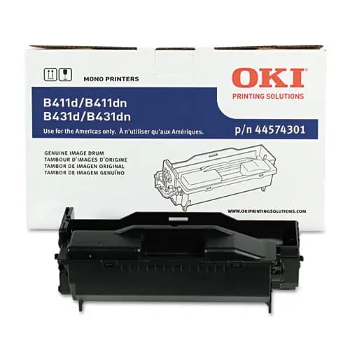 Oki® 44574301 Drum Unit, 30,000 Page-Yield, Black