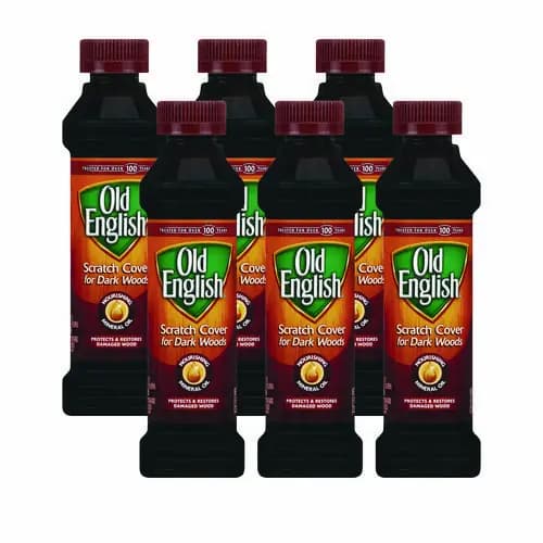OLD ENGLISH® Furniture Scratch Cover, For Dark Woods, 8 oz Bottle, 6/Carton