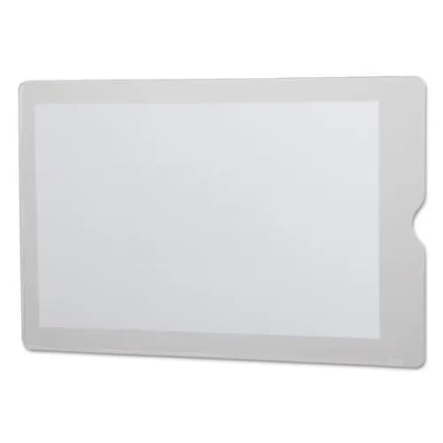 Oxford™ Utili-Jac Heavy-Duty Clear Plastic Envelopes, 5 x 8, Clear, 50/Box