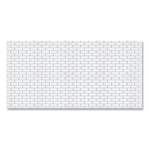 Pacon® Fadeless Paper Roll, White Subway Tile, 48" x 50 ft, 50 lb Bond