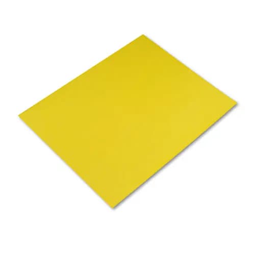 Pacon® Four-Ply Railroad Board, Lemon Yellow, 22" x 28", 25/Carton