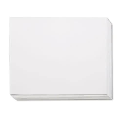 Pacon® Four-Ply Railroad Board, 22 x 28, White, 100/Carton