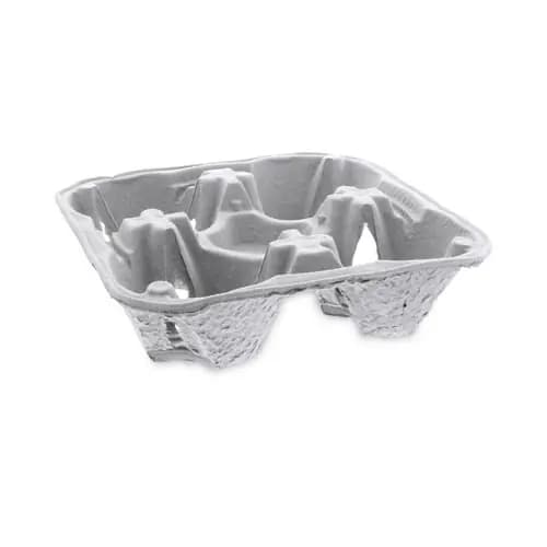 Pactiv Evergreen EarthChoice® Carry-Safe® Beverage Carrier with Tray