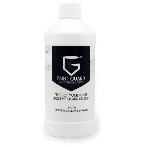 PAINT-GUARD mold & mildew defense paint additive – treats 5 gallons of paint
