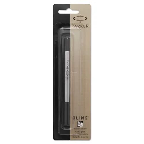 Parker® Refill for Parker Roller Ball Pens, Medium Conical Tip, Black Ink