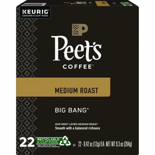Peet's Coffee & Tea® Big Bang K-Cups, 22/Box