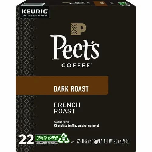 Peet's Coffee & Tea® French Roast Coffee K-Cups, 22/Box