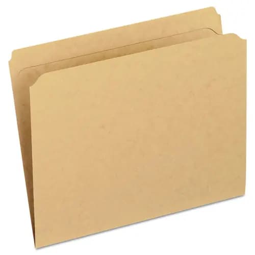 Pendaflex® Dark Kraft File Folders with Double-Ply Top