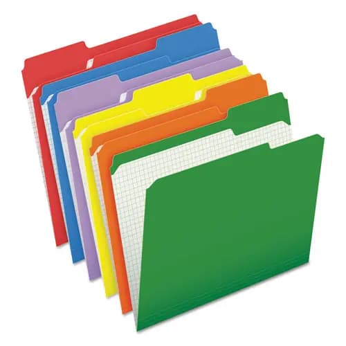 Pendaflex® Double-Ply Reinforced Top Tab Colored File Folders