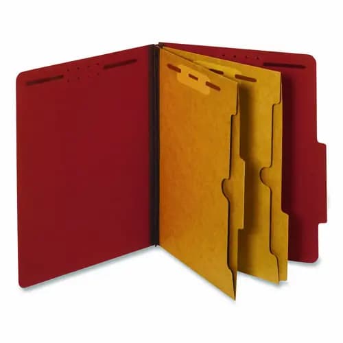 Pendaflex® Pressboard Classification Folders with Full-Pocket Dividers