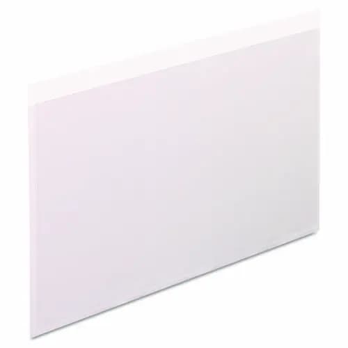 Pendaflex® Self-Adhesive Pockets, 5 x 8, Clear Front/White Backing, 100/Box