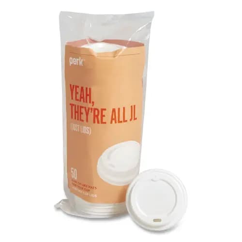 Perk™ Plastic Hot Cup Lids