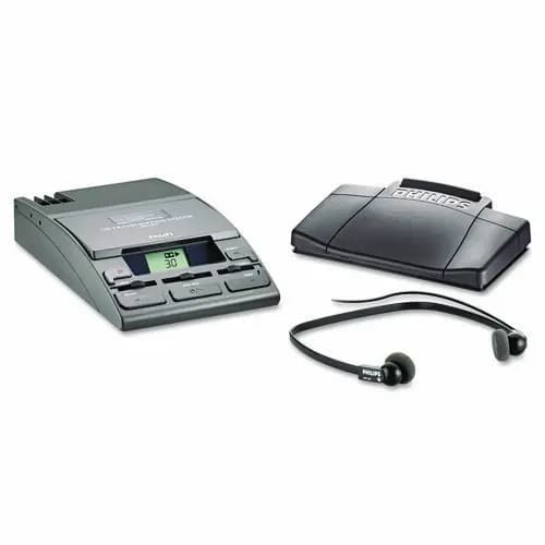 Philips® 720-T Desktop Analog Mini Cassette Transcriber Dictation System