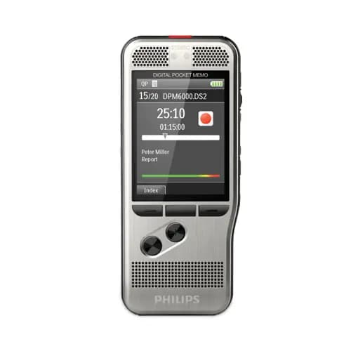 Philips® Pocket Memo Dictation/Transcription Kit with Foot Control
