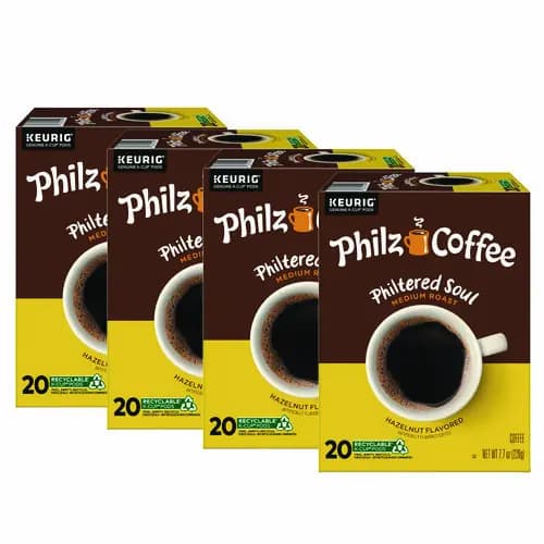 Philz Coffee Philtered Soul K Cups, Hazelnut, 80/Carton