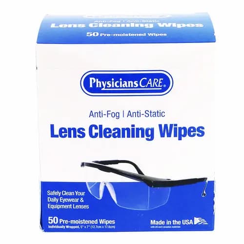 PhysiciansCare® Lens Cleaning Wipe