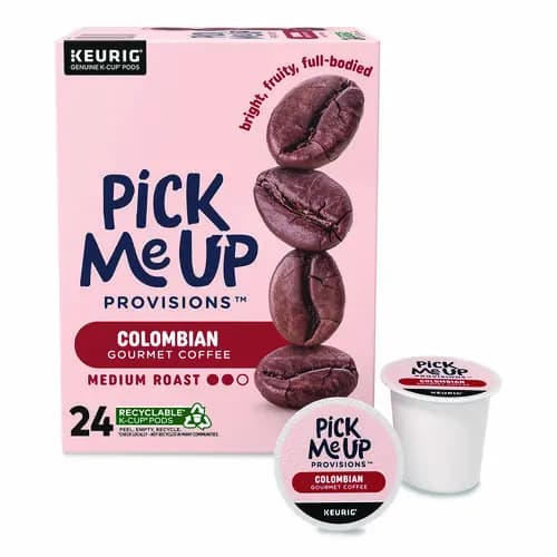 Pick Me Up Provisions™ Colombian Coffee K-Cups, 24/Box