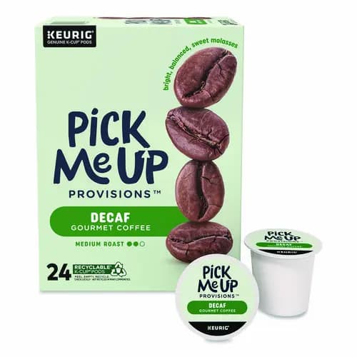 Pick Me Up Provisions™ Decaf Coffee K-Cups, 24/Box