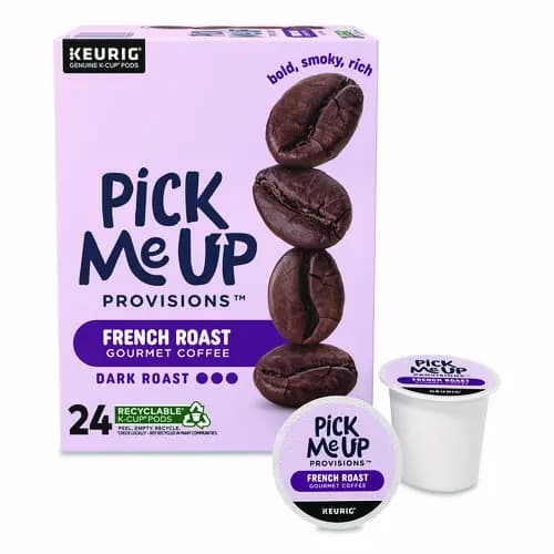 Pick Me Up Provisions™ French Roast Coffee K-Cups, 24/Box