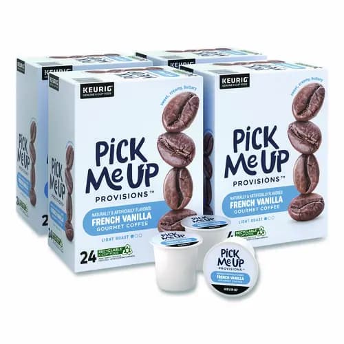 Pick Me Up Provisions™ French Vanilla Coffee K-Cups, 96/Carton