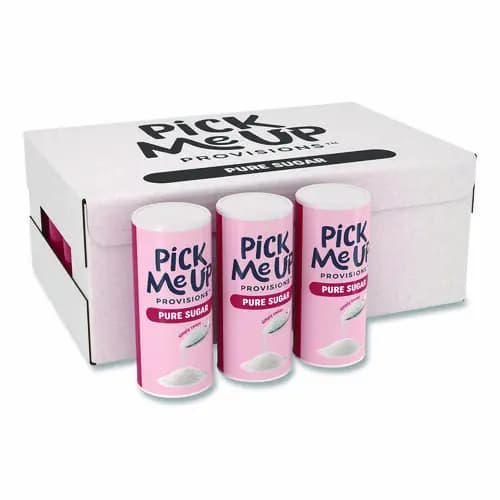 Pick Me Up Provisions™ Pure Sugar, 20 oz Canister, 24/Carton