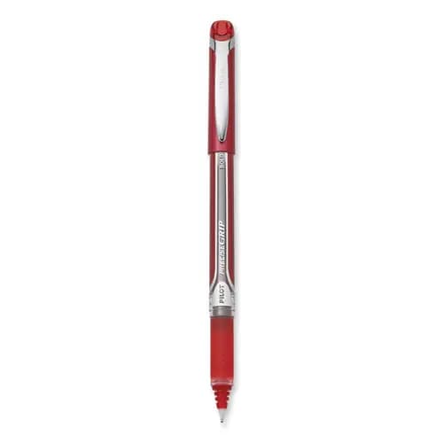 Pilot® Precise Grip Rollerball Pen, Bold Point, 1 mm, Red Ink, Red Barrel