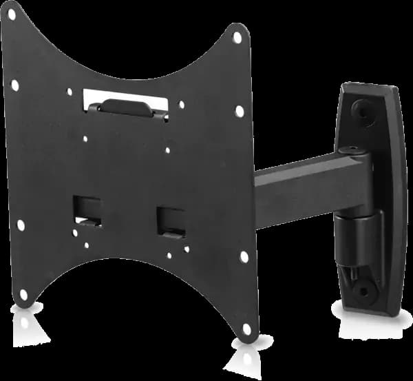 Pivot wall mount for up to 37″ TV.