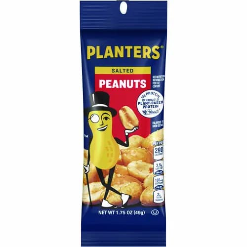 Planters® Salted Peanuts, 1.75 oz, 12/Box