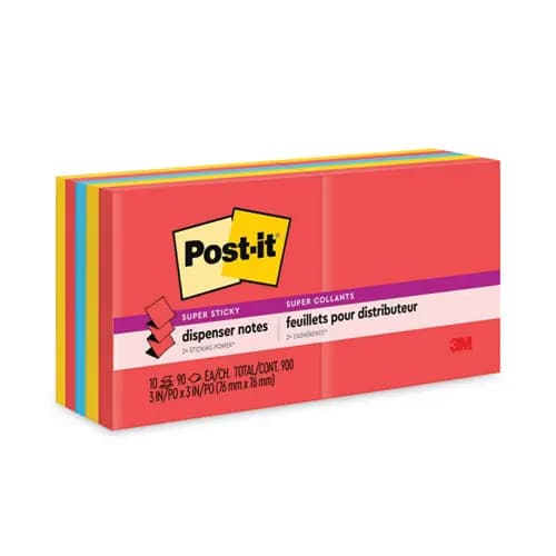 Post-it® Dispenser Notes Super Sticky Pop-up 3 x 3 Note Refill