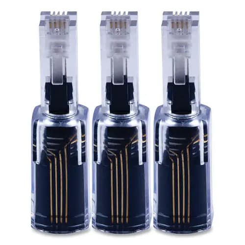 Power Gear Handset Detangler, Black, 3/Pack