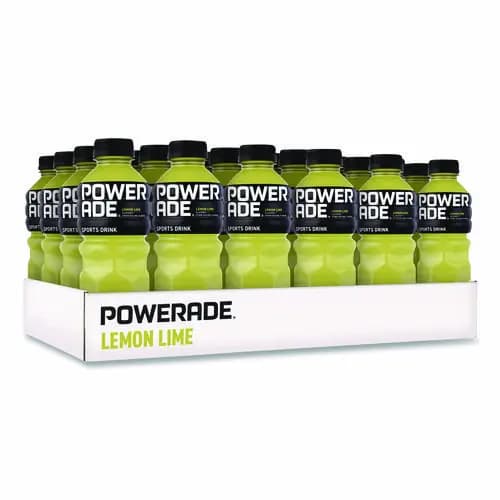 POWERADE® Sports Drink, Lemon Lime, 20 oz Bottle, 24/Pack