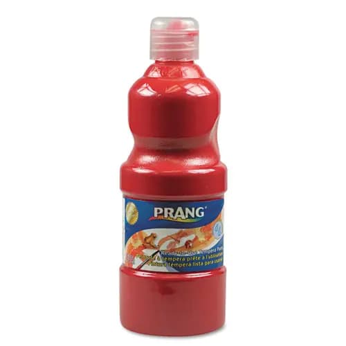 Prang® Washable Paint, Red, 16 oz Dispenser-Cap Bottle