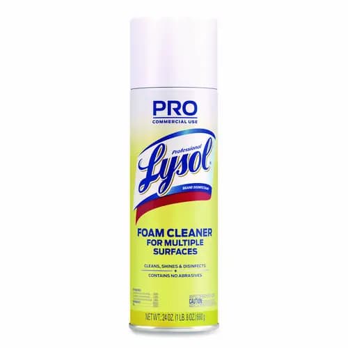 Professional LYSOL® Brand Disinfectant Foam Cleaner, 24 oz Aerosol Spray