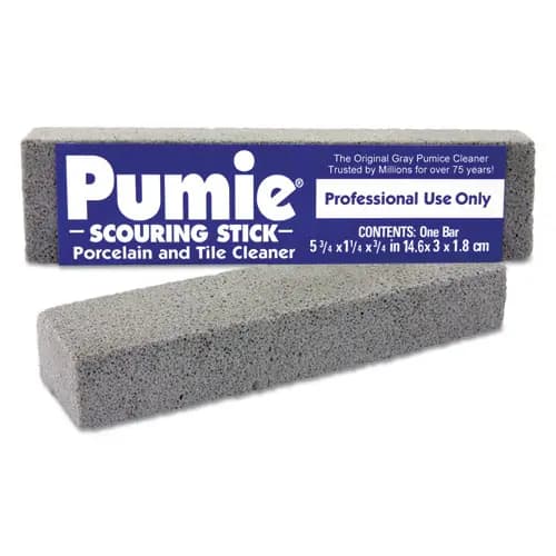 Pumie® Scouring Stick, Gray, Dozen, 5.75" x 1.25"