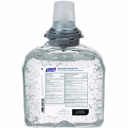 PURELL® Advanced Hand Sanitizer TFX Refill, Gel, 1,200 mL, Unscented