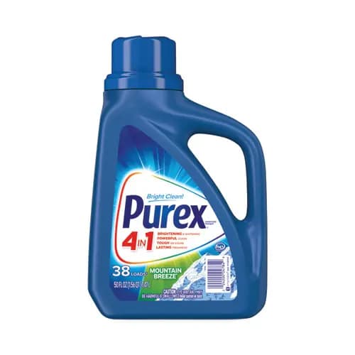 Purex® Liquid Laundry Detergent, Mountain Breeze Scent, 50 oz Bottle