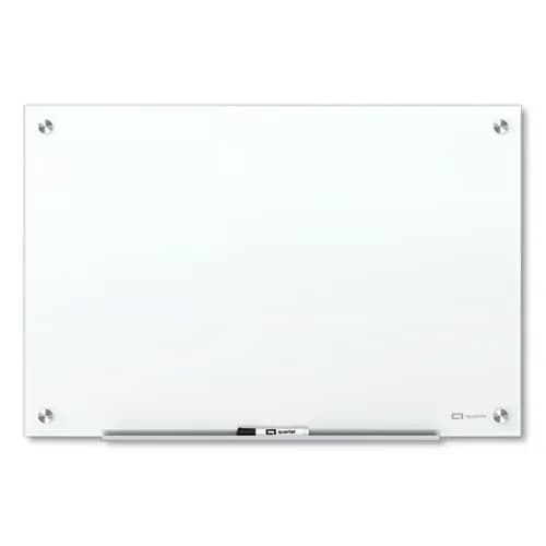 Quartet® Brilliance Glass Dry-Erase Board, 48" x 36", White Surface