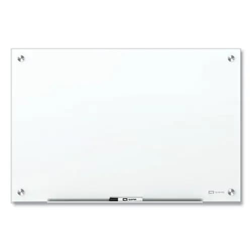 Quartet® Brilliance Glass Dry-Erase Boards, 48" x 48", White Surface
