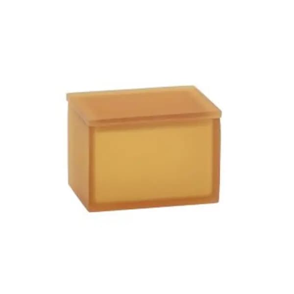 Rectangle Covered Lid Jar: GHOST AMBER FROST