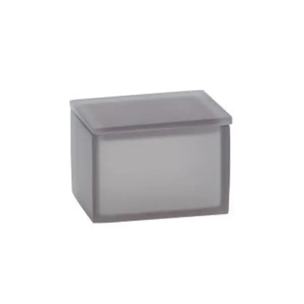 Rectangle Covered Lid Jar: GHOST GRAY FROST