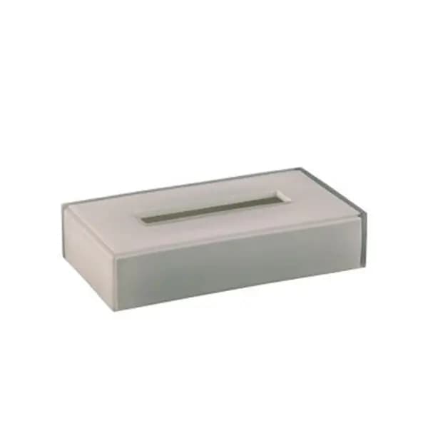 Rectangle Tissue Holder: GRAY GLACIER