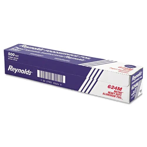 Reynolds Wrap® Metro Aluminum Foil Roll, Heavy Duty Gauge, 18" x 500 ft