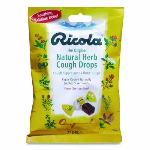 Ricola® Cough Drops, Original Herb, 21/Pack