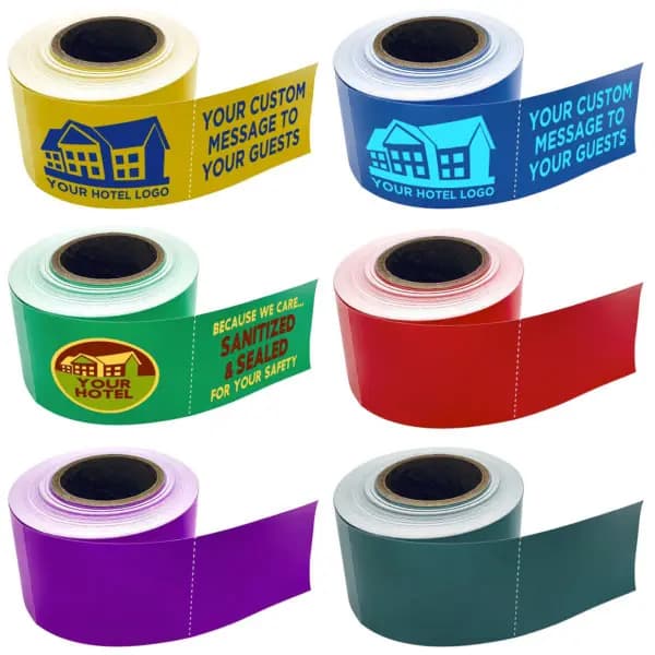 Room Cleaned & Sanitized Adhesive Door Seals for Hotels